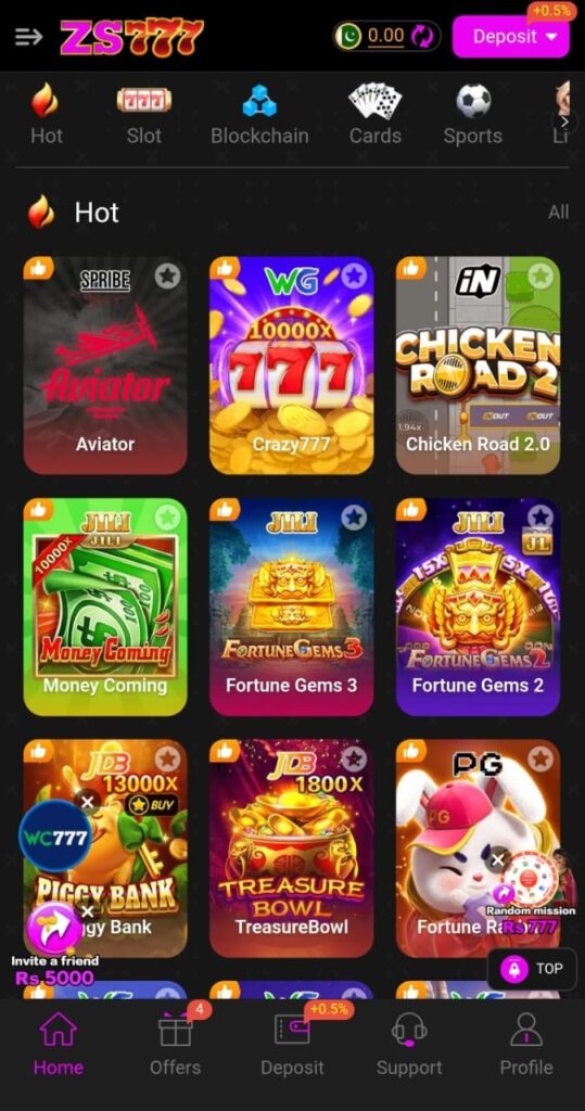 ZS777 Game official image